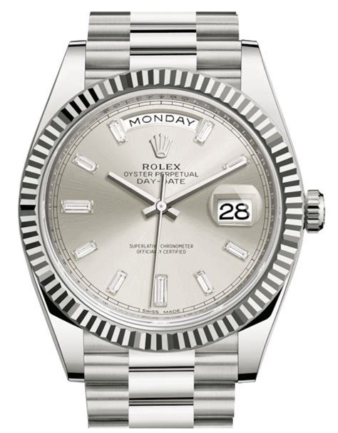 day date silber rolex